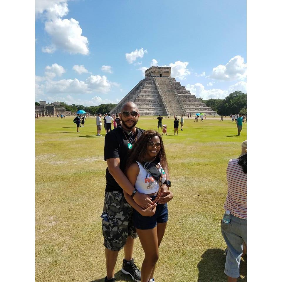 Trip to the Yucatan Peninsula, Mexico to see the Chichen Itza, one of the Seven Wonders of the World at the time