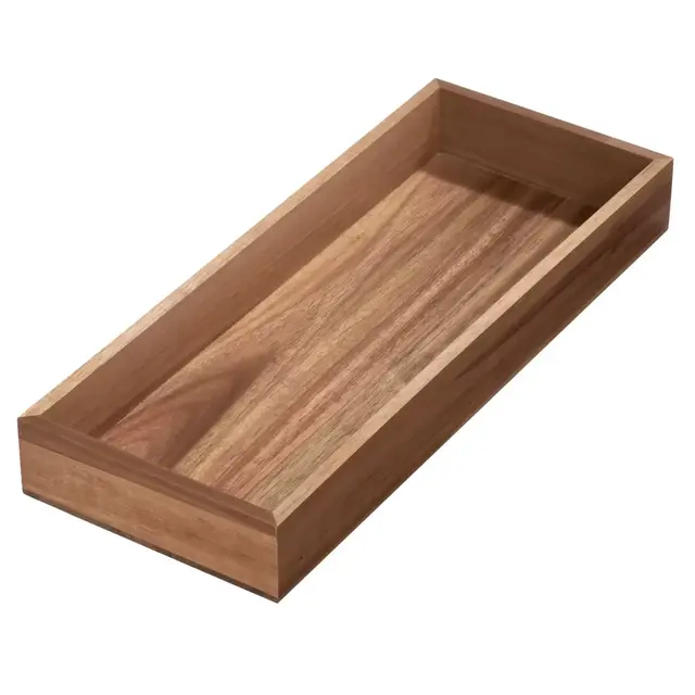 Squared Away™ 6-Inch x 15-Inch Acacia Drawer Organizer