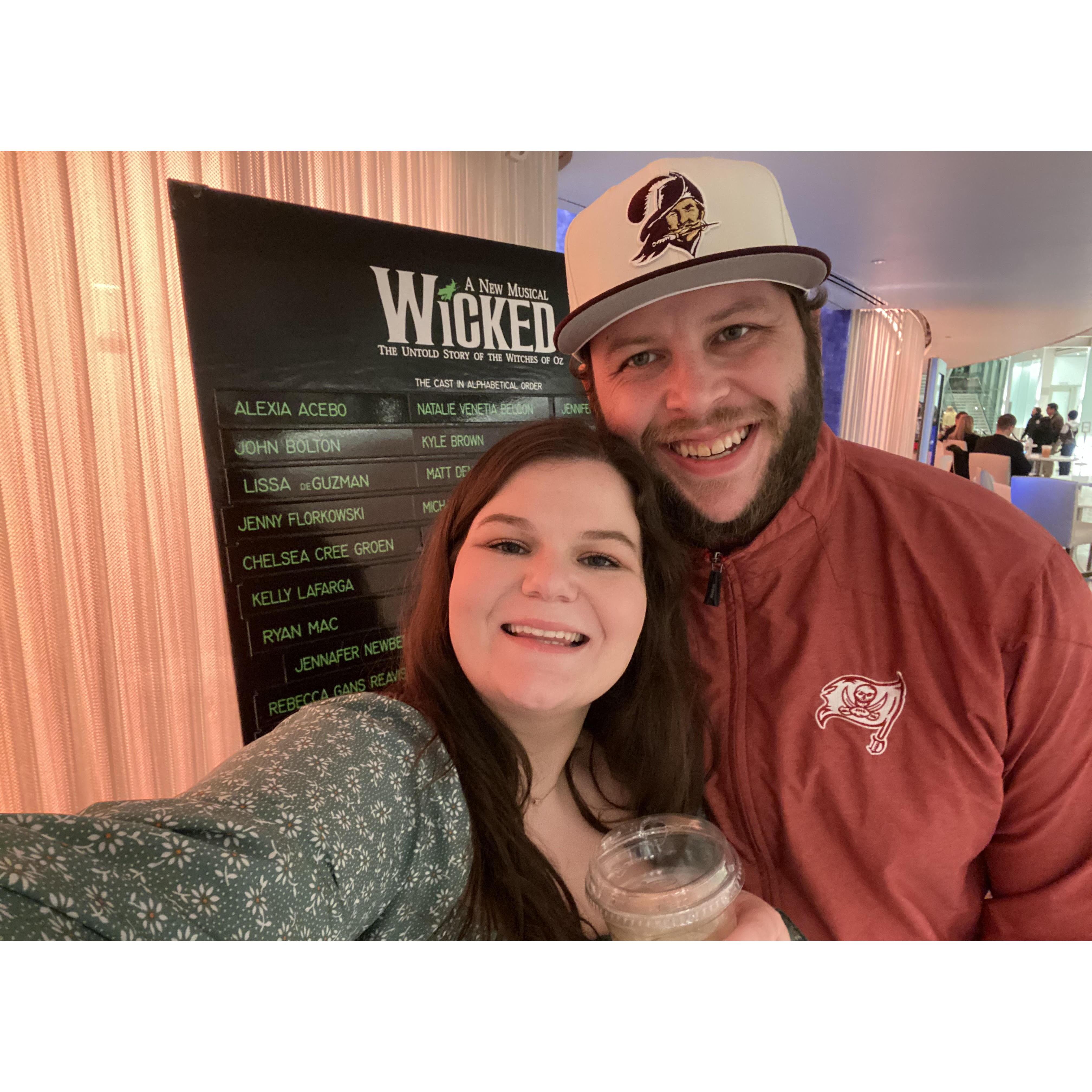 First time Bridget saw Wicked
