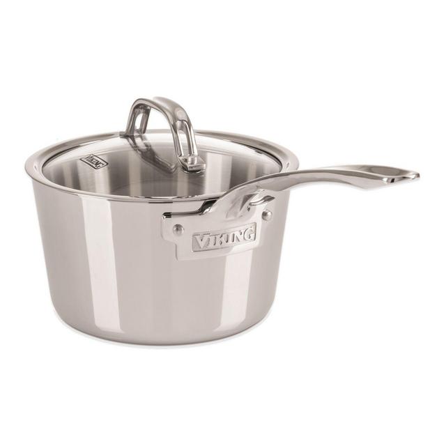 Viking® Contemporary Stainless Steel 2.4-Quart Covered Saucepan