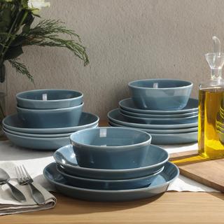 Summer Shades 16-Piece Dinnerware Set, Service for 4