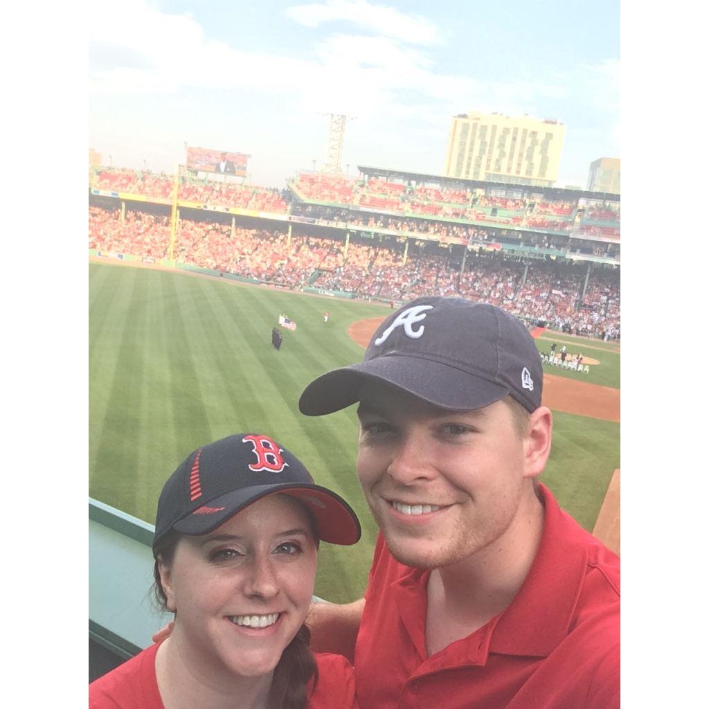 On top of the Green Monster!