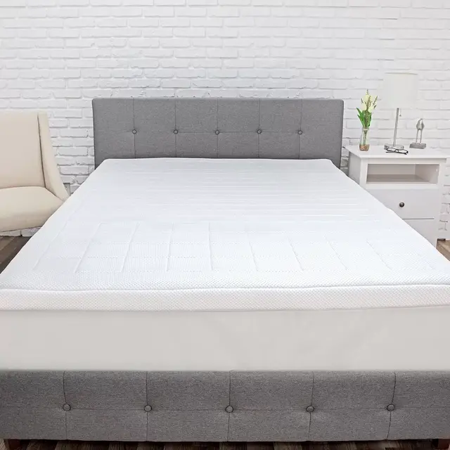 SensorpedicEuro Majestic 3Zone Quilted Memory Foam 3" Bed Topper