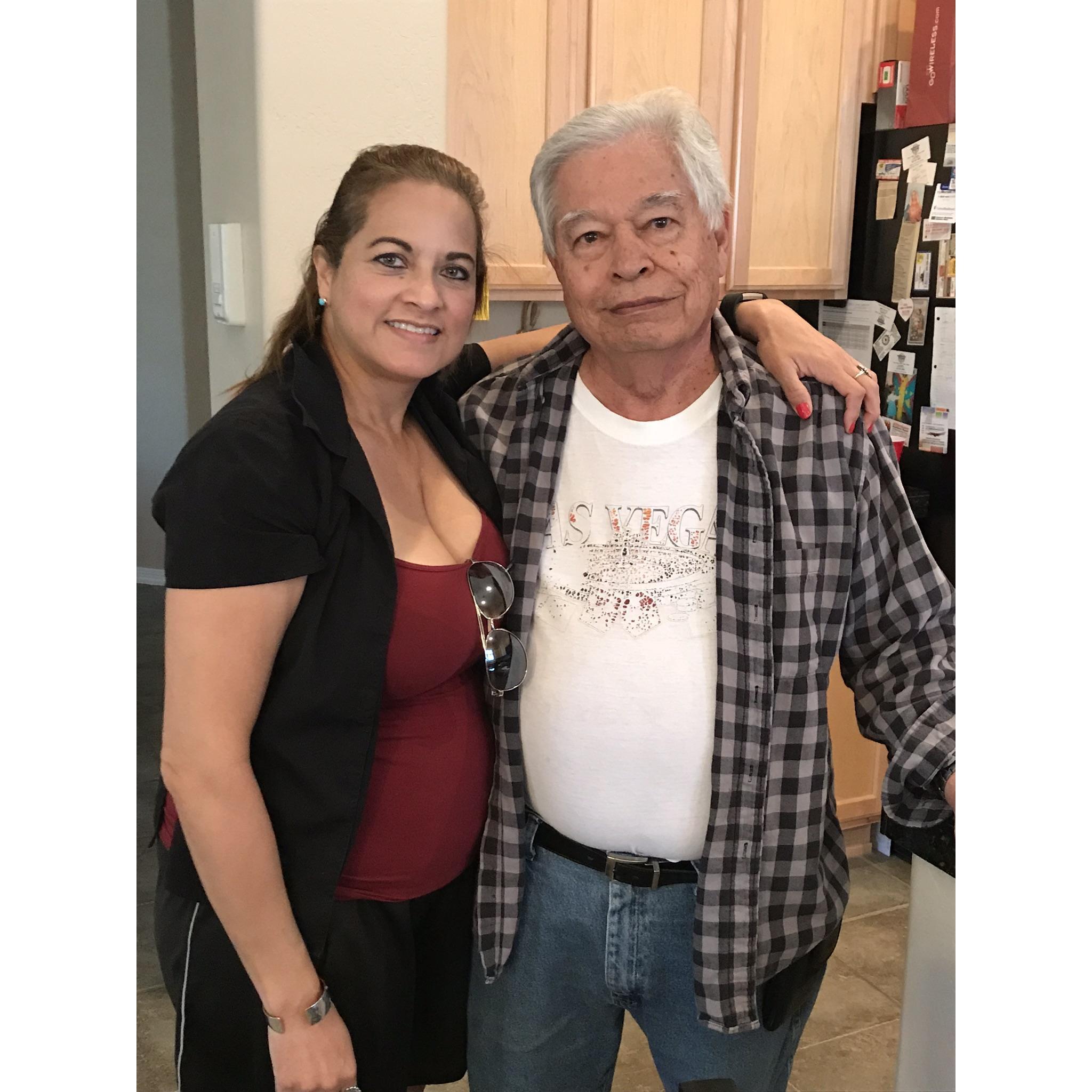 My dad, Fred and me
