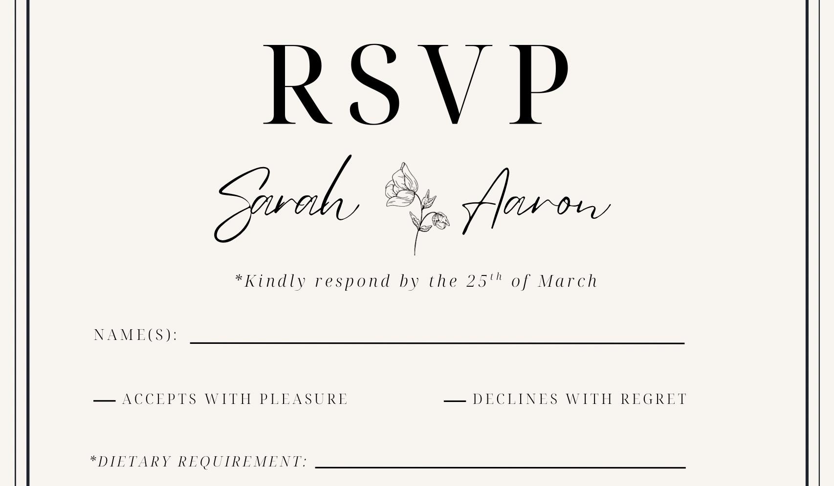 The Wedding Website of Sarah Ewigleben and Aaron Meyer