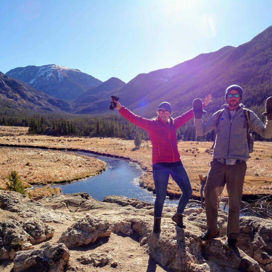 A sunny hike through Rocky Mountain National Park.