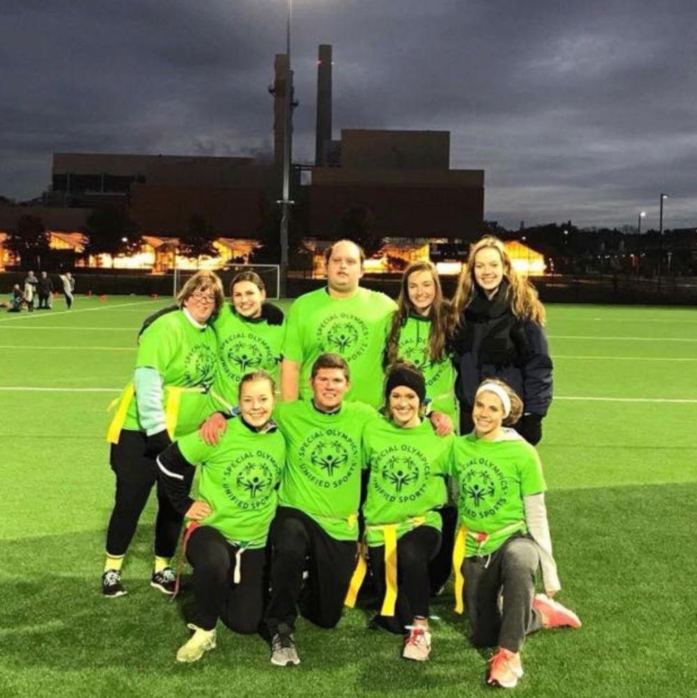 October 2017: Teammates on the Green Giants - Unified Flag Football
