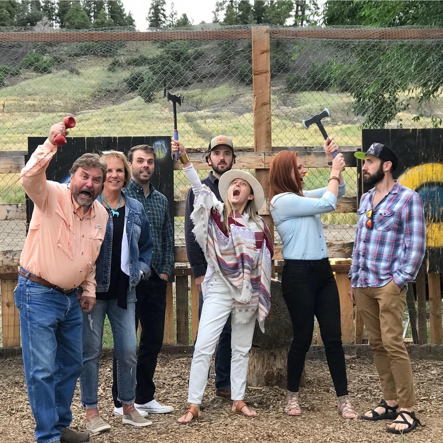 Axe "throwing" in Pagosa, CO | 2019