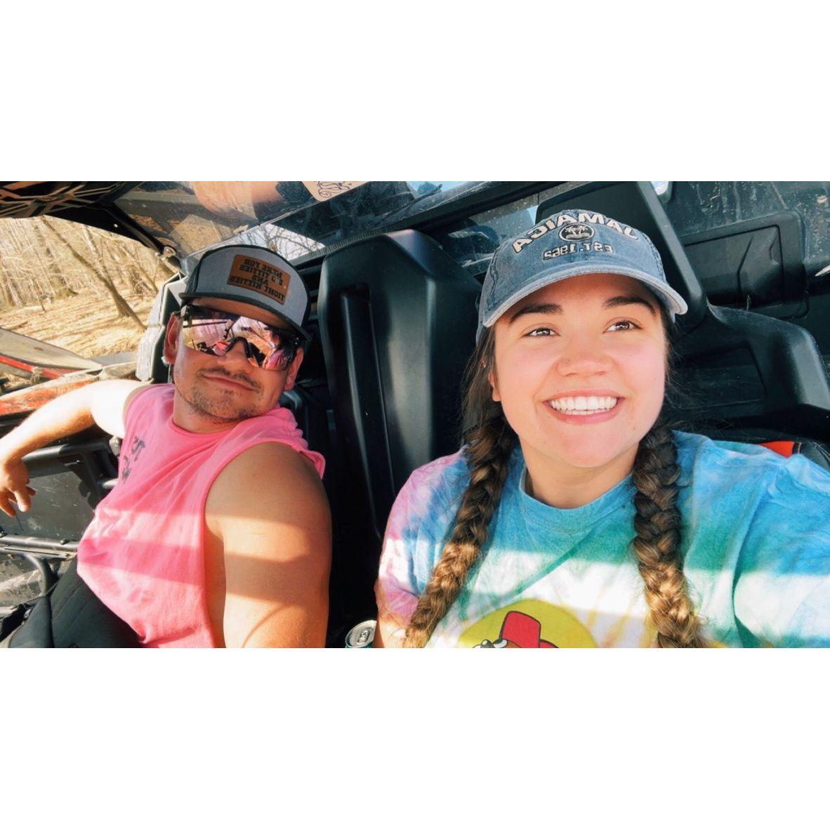 First Mud ridding trip as a couple.