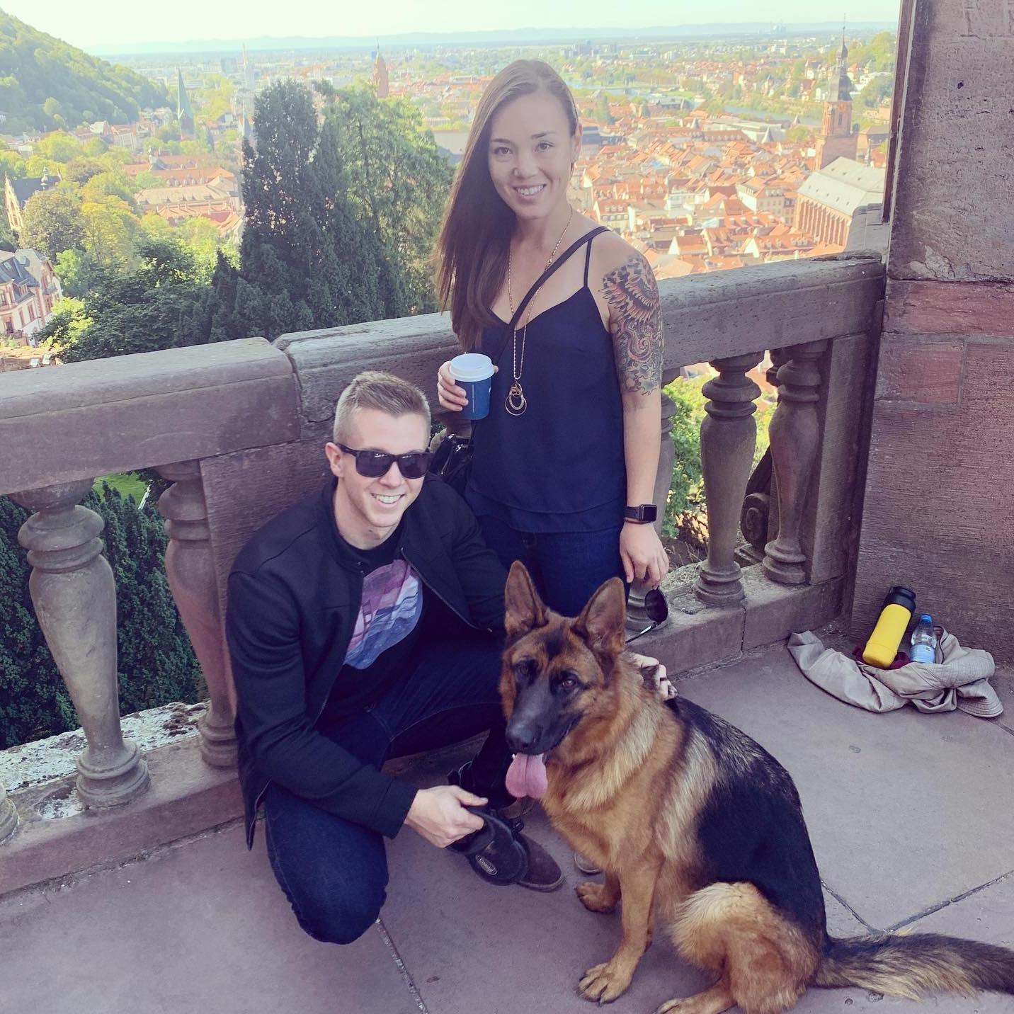 Family trip to Heidelburg Castle