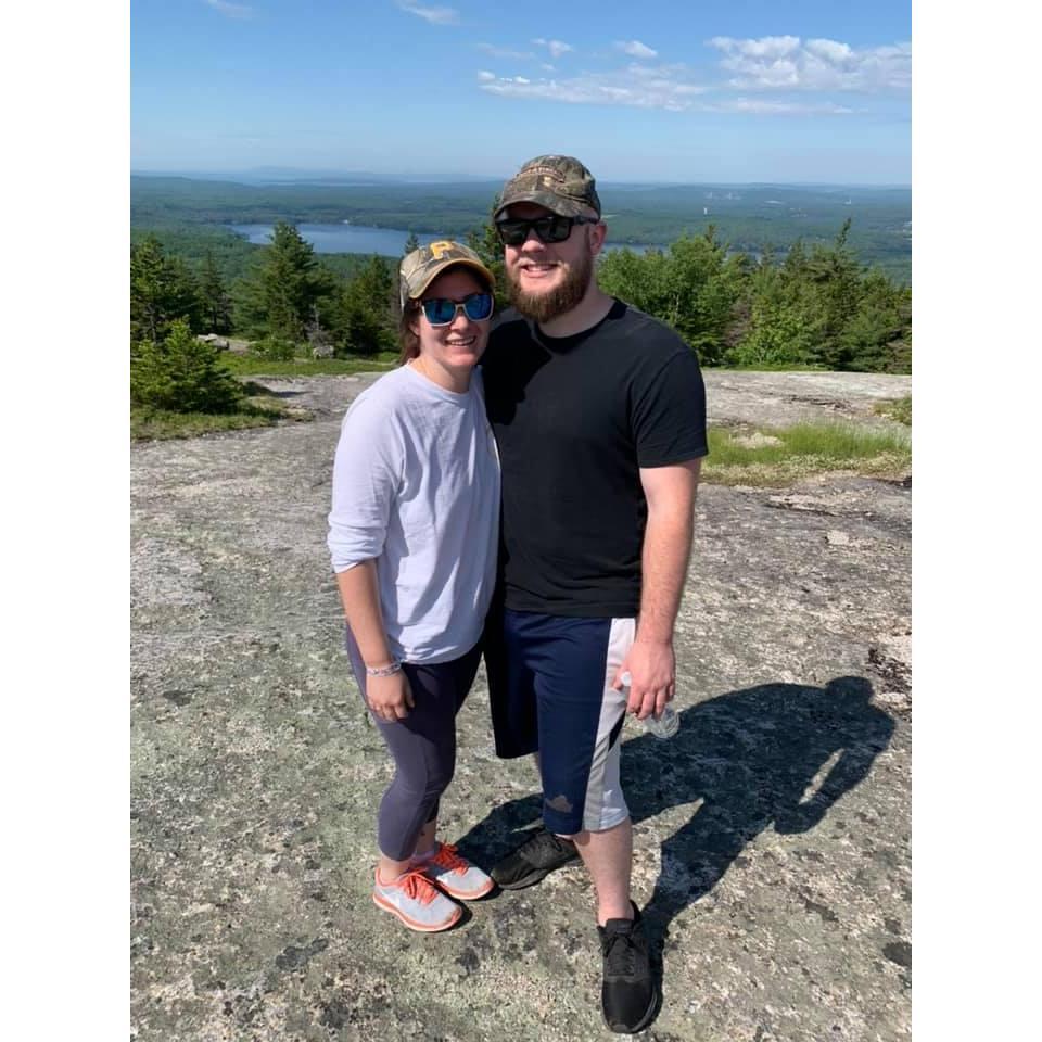 Overlook to Alamoosook Lake, Maine