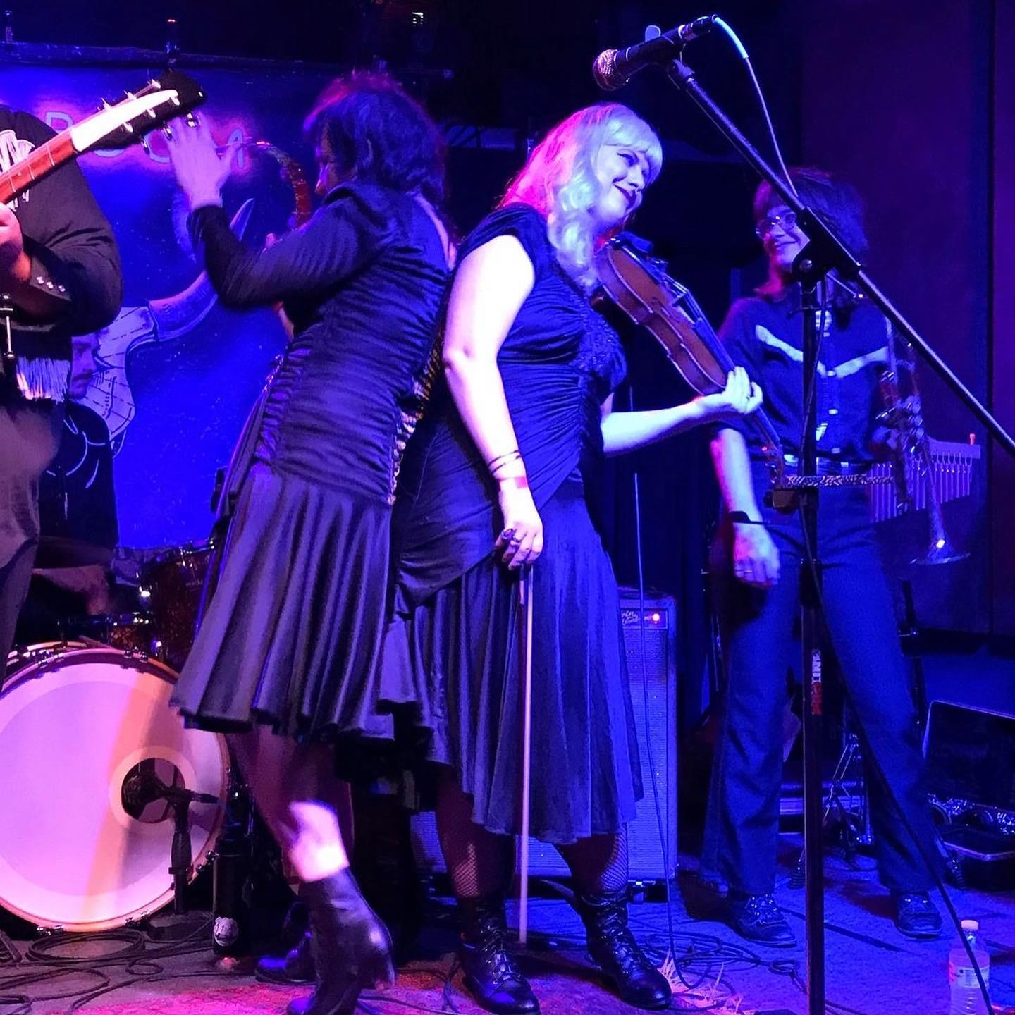 On stage at Ivy Room in East Bay 2023