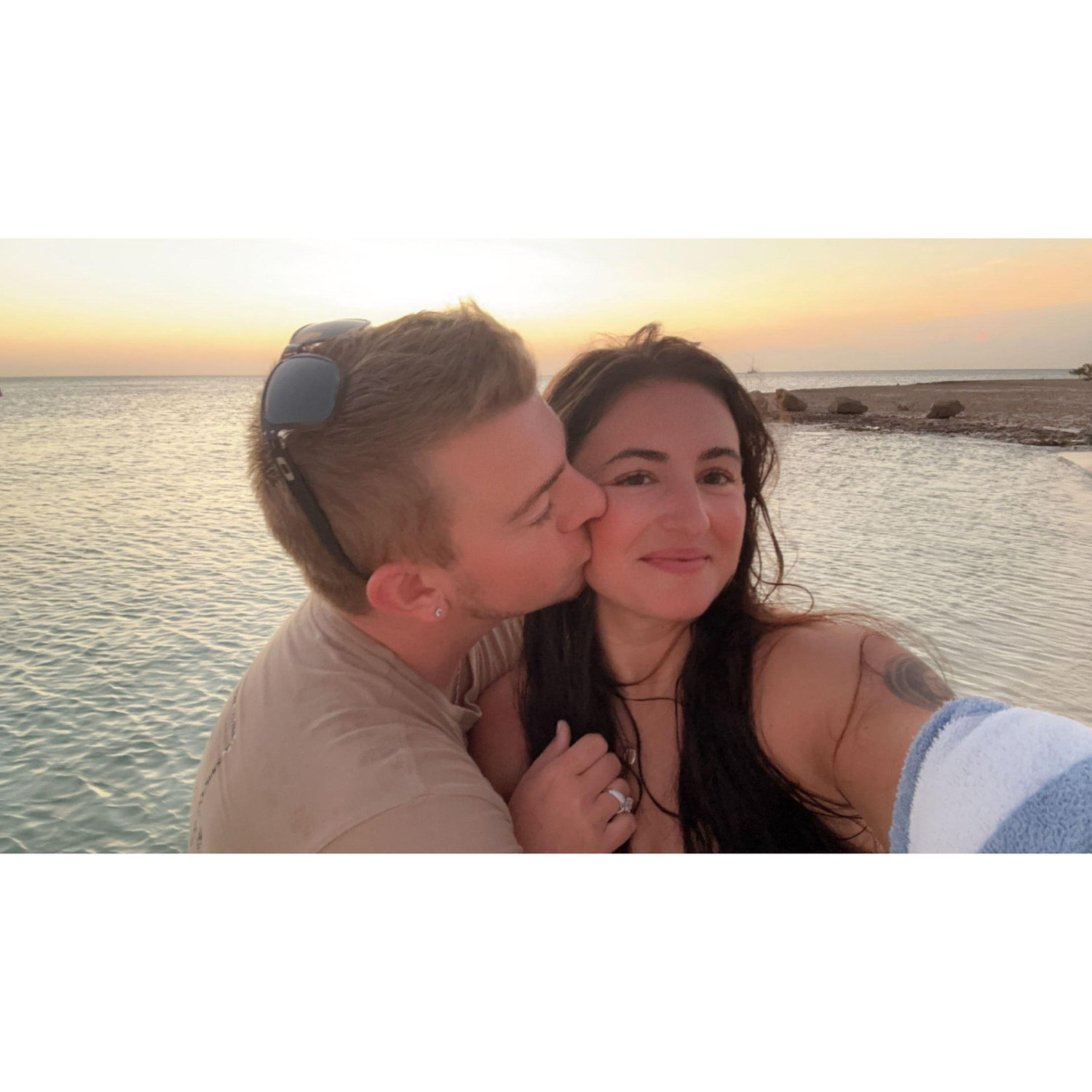 Aruba newly engaged