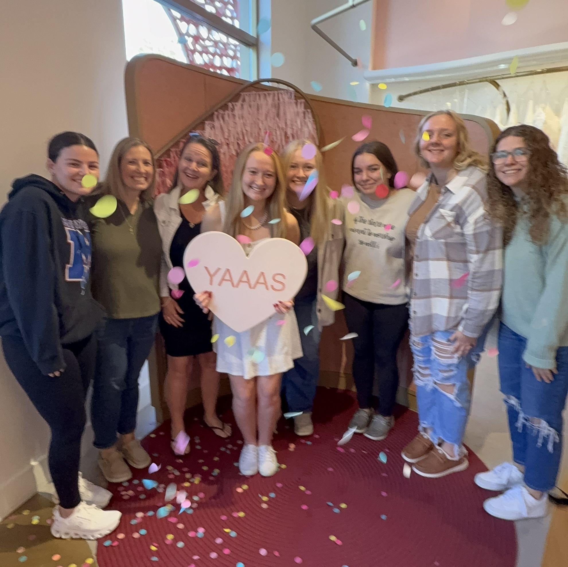 Abby said YES to the dress!