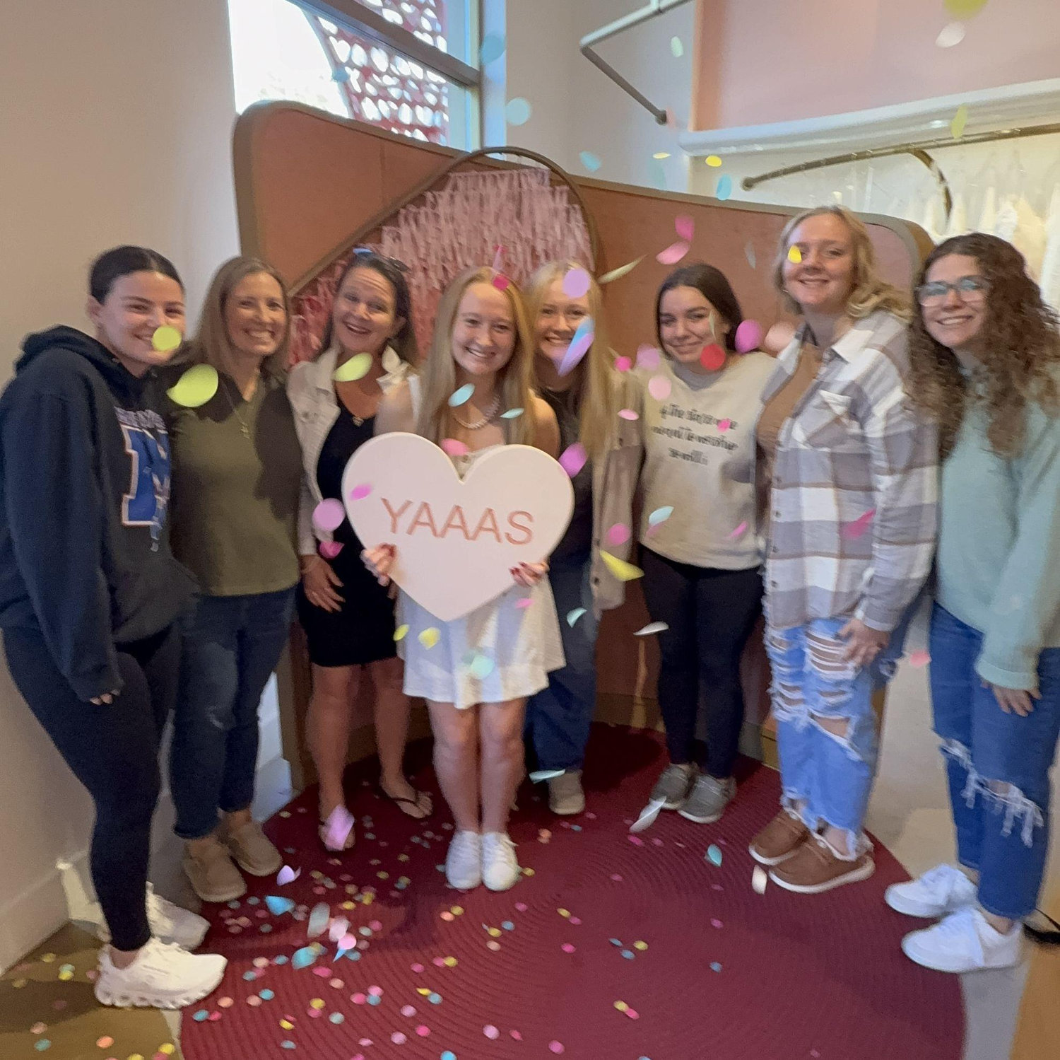 Abby said YES to the dress!