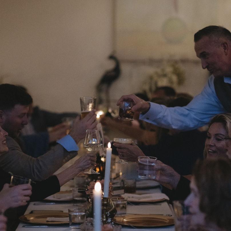 David's amazing toast to Raquel and Jordan