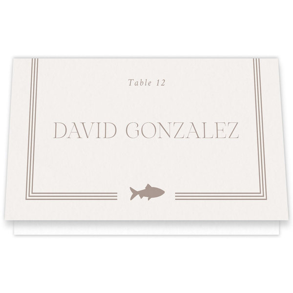 Teagan Vegan | White | Zola Wedding Place Cards