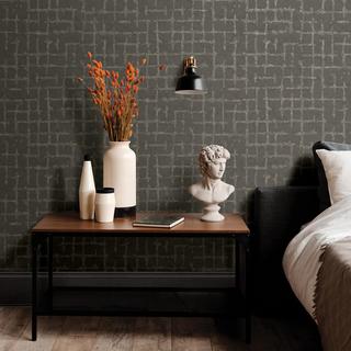 Shea Distressed Geometric Wallpaper