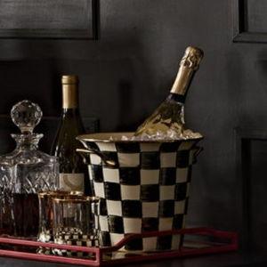 Sterling Check Wine Cooler - Pattern: Courtly Check