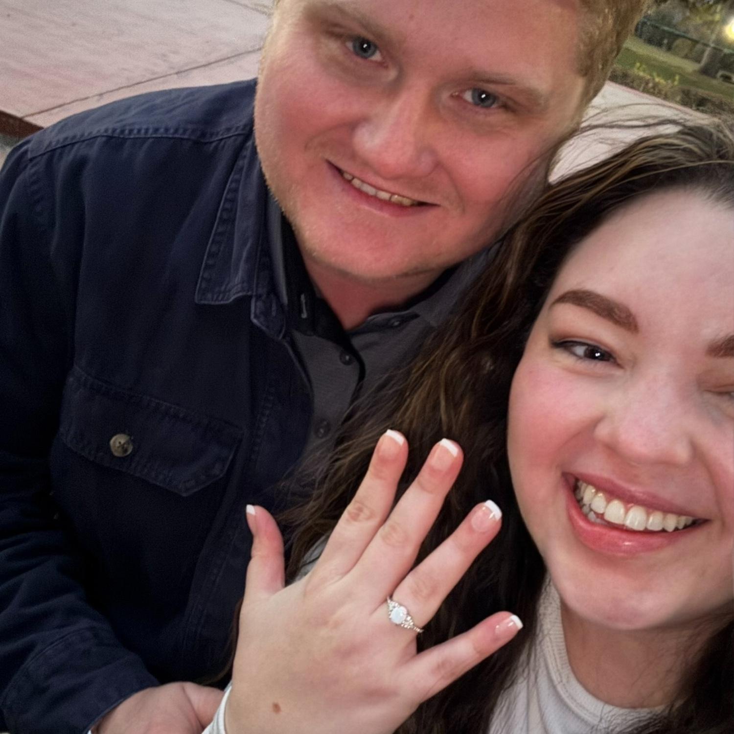 The day he proposed!