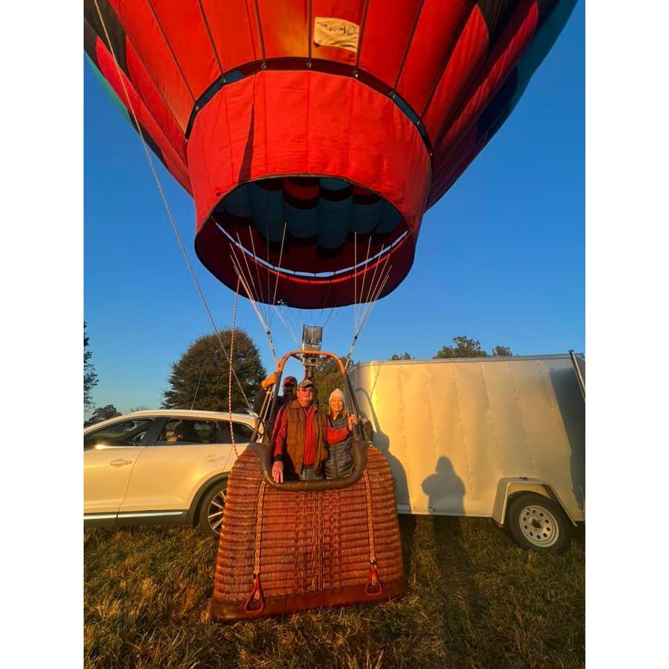 My birthday present...a hot air balloon ride!