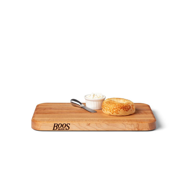 John Boos Chop-N-Slice Series Rectangular Wooden Maple Cutting Board, 16" x 10"