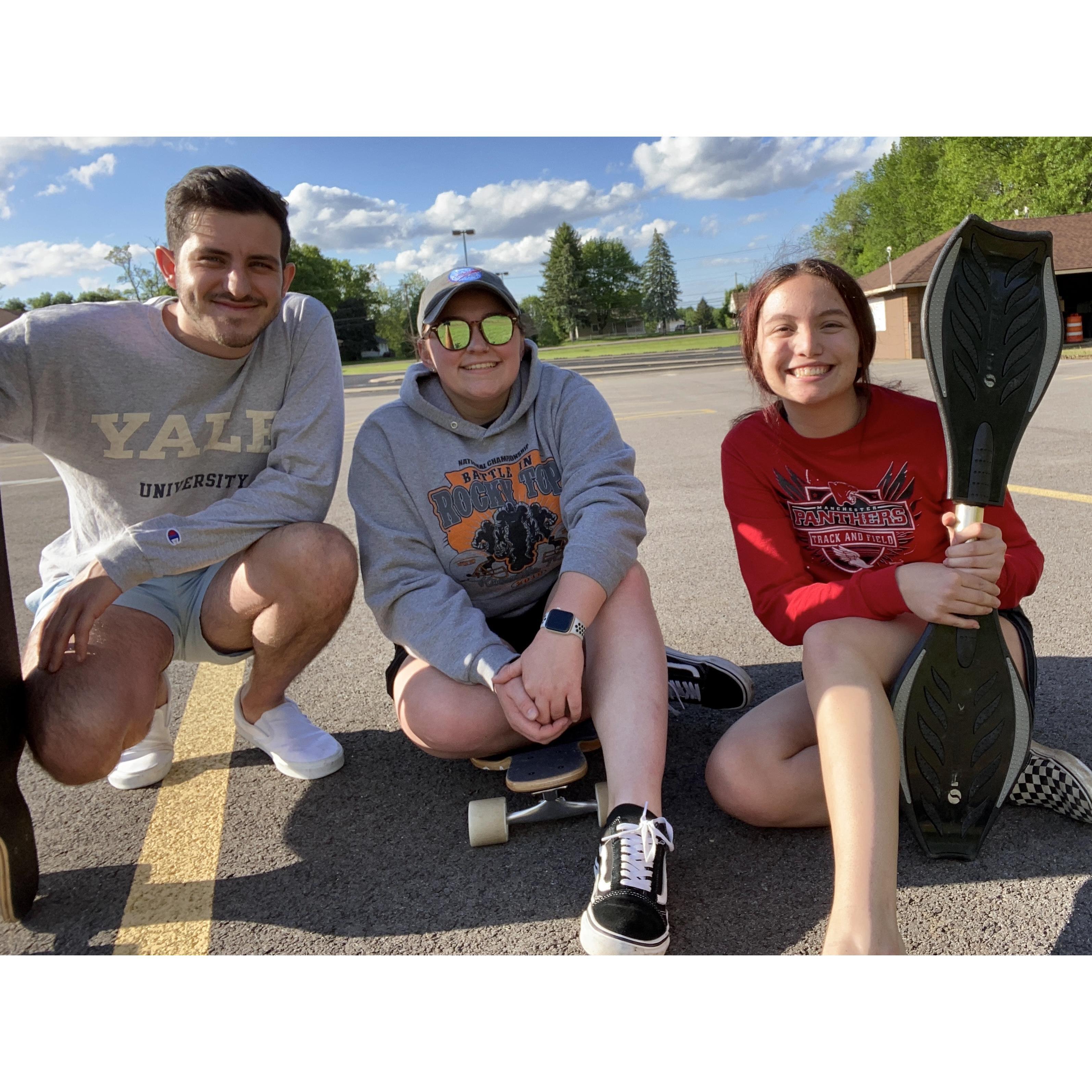 Our brief longboarding obession LOL