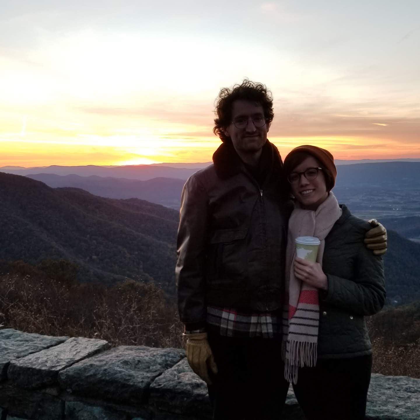 Our first big road trip together from Princeton to Asheville, NC! We drove through Shenandoah National Park along the way. November 2018.