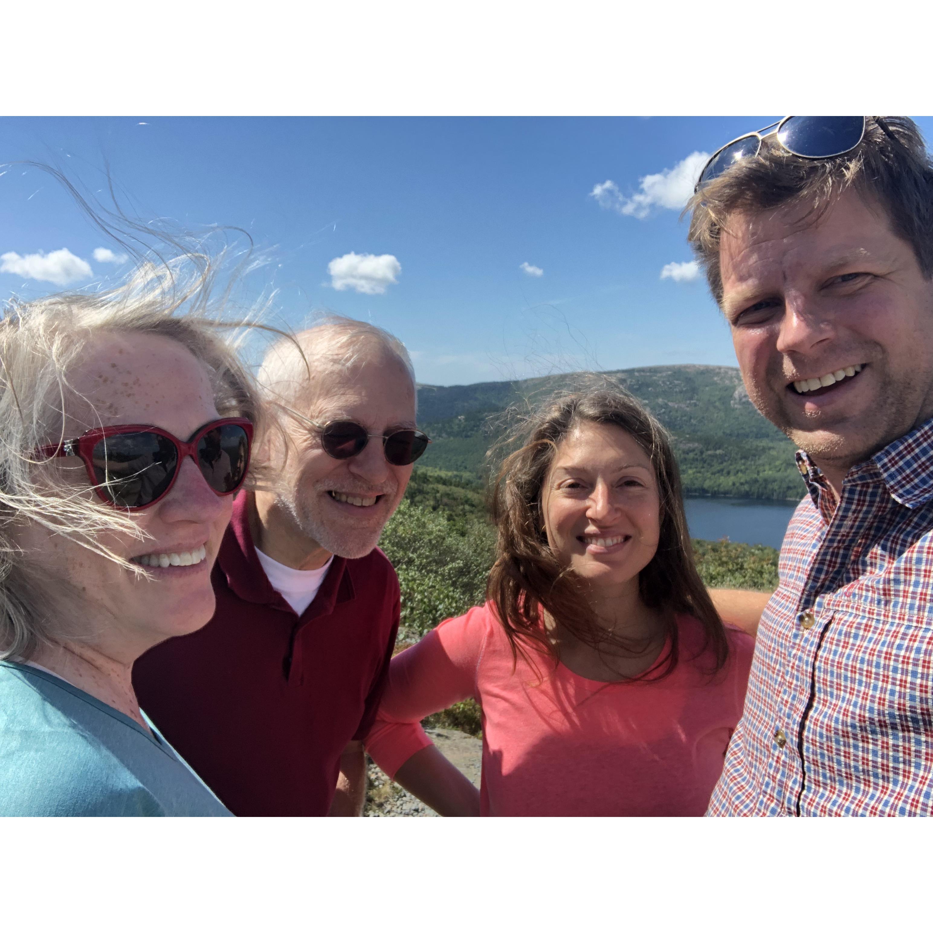 With Bob and Denise, Maine, September 2019