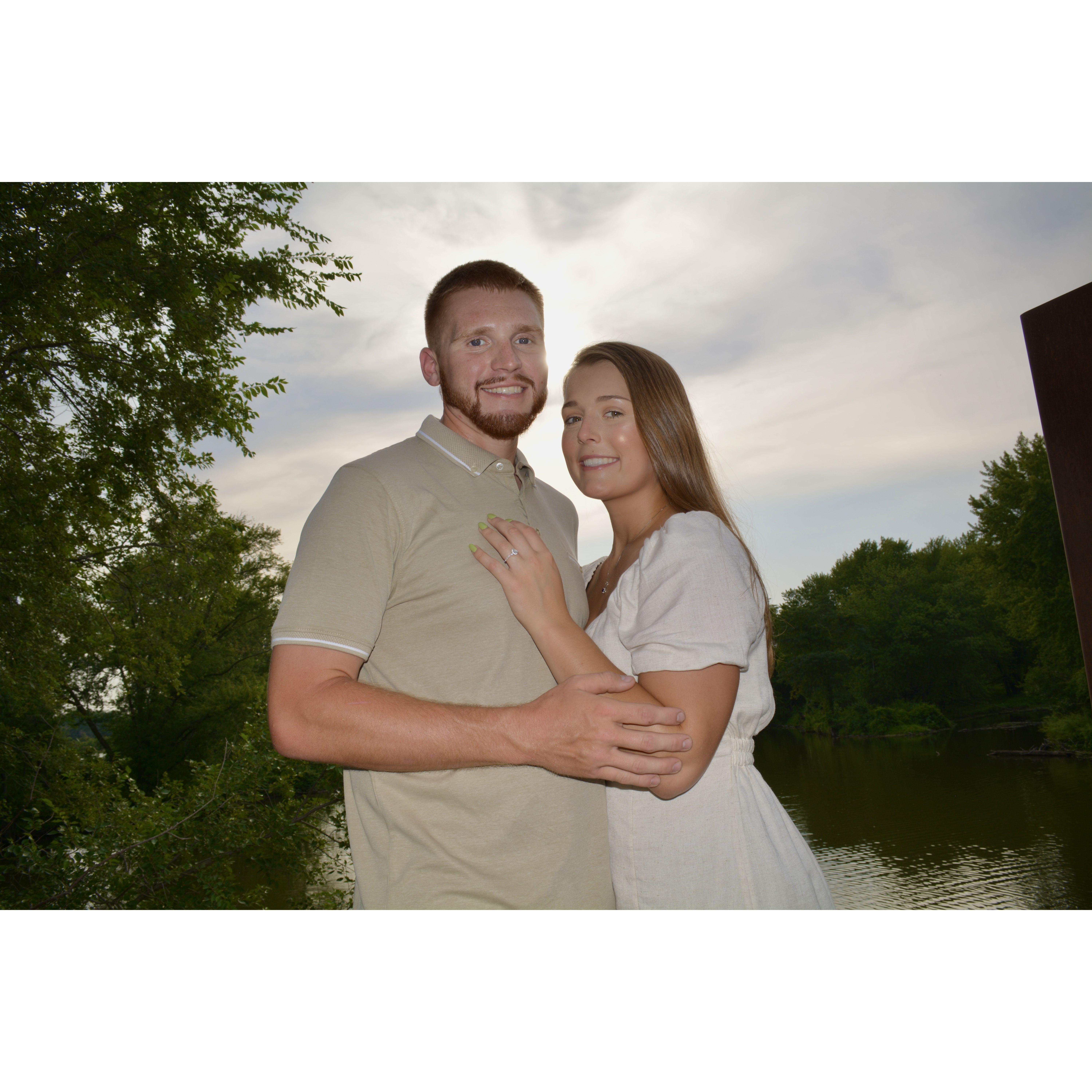 Engagement photos, summer session (Aug. 2022)