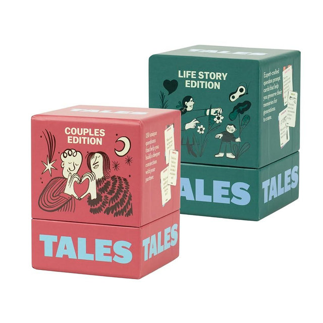 TALES Couples & Life Story Conversation Kit Cards– 2-Pack for Deeper Connection and Meaningful Moments