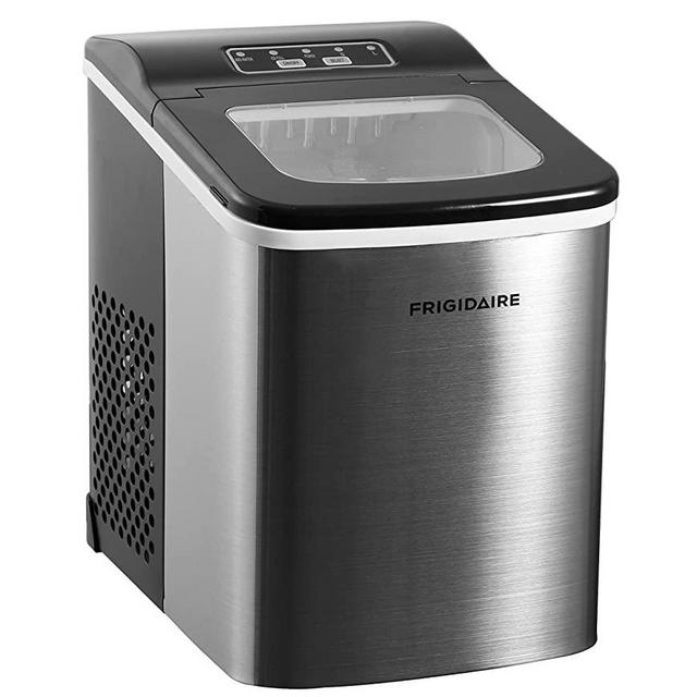 Frigidaire EFIC-B-SS Ice Maker, Black Stainless Steel