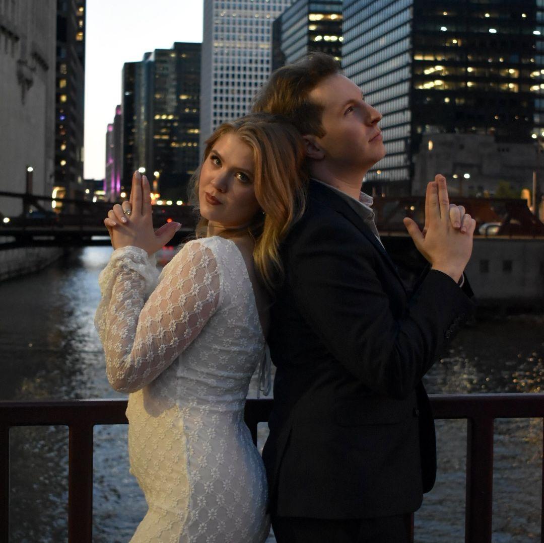 Literally, as this photo was being taken, a British couple walked by and told us we looked like James Bond and a Bond girl, so that was pretty validating.