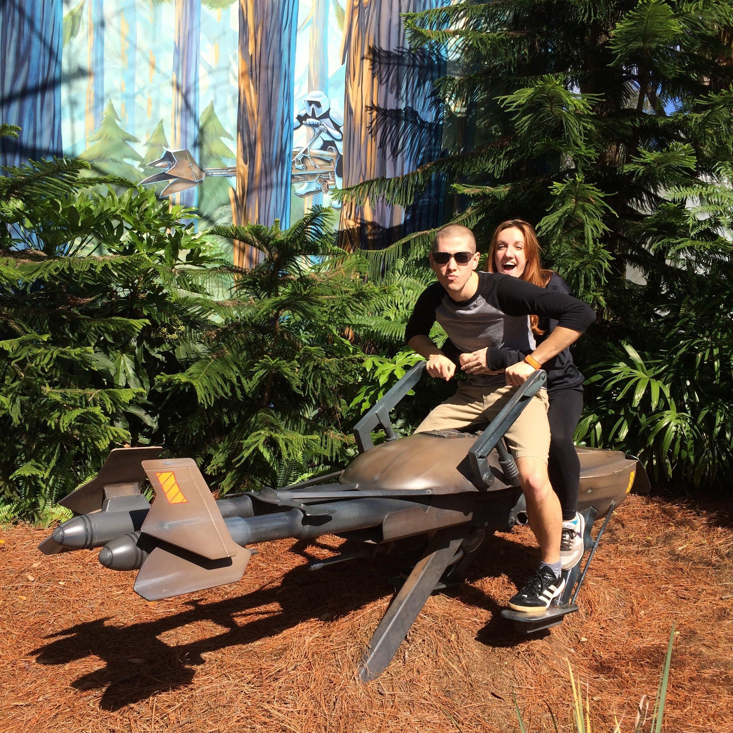Disney World: Hollywood Studios, Star Wars area. 2015