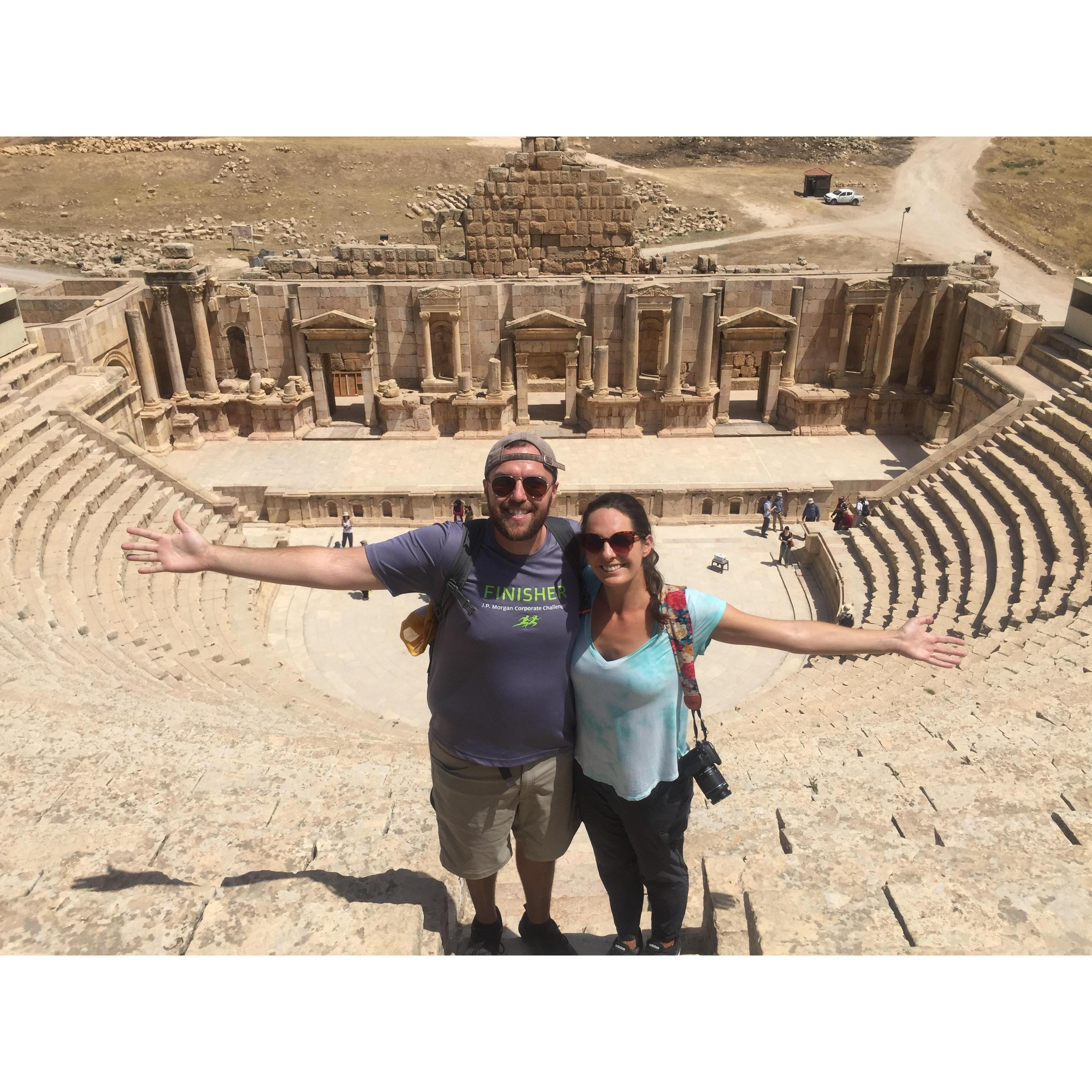 Roman ruins at Jerash, Jordan