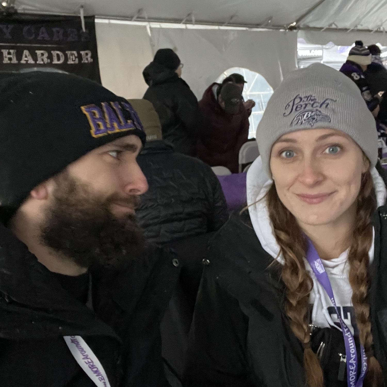 Freezing cold Raven's game