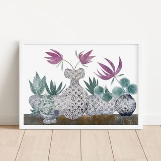 Winter Flower Frame