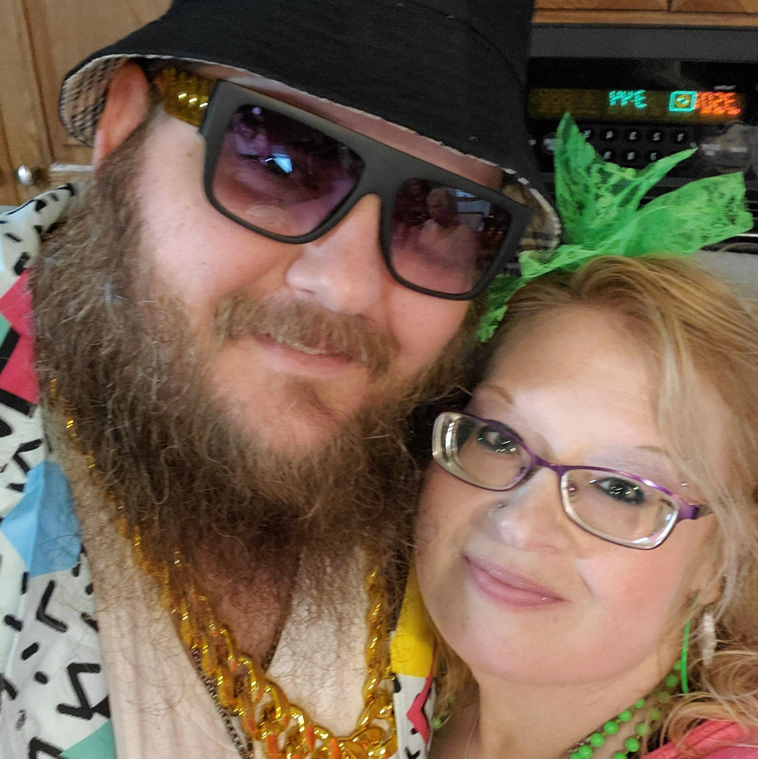 Having a blast at an 80s/90s party