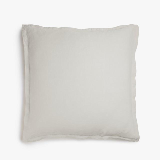 Linen Euro Sham, Bone