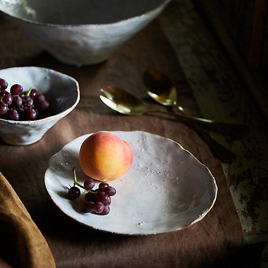 Icy Blue Ceramic Serving Platter