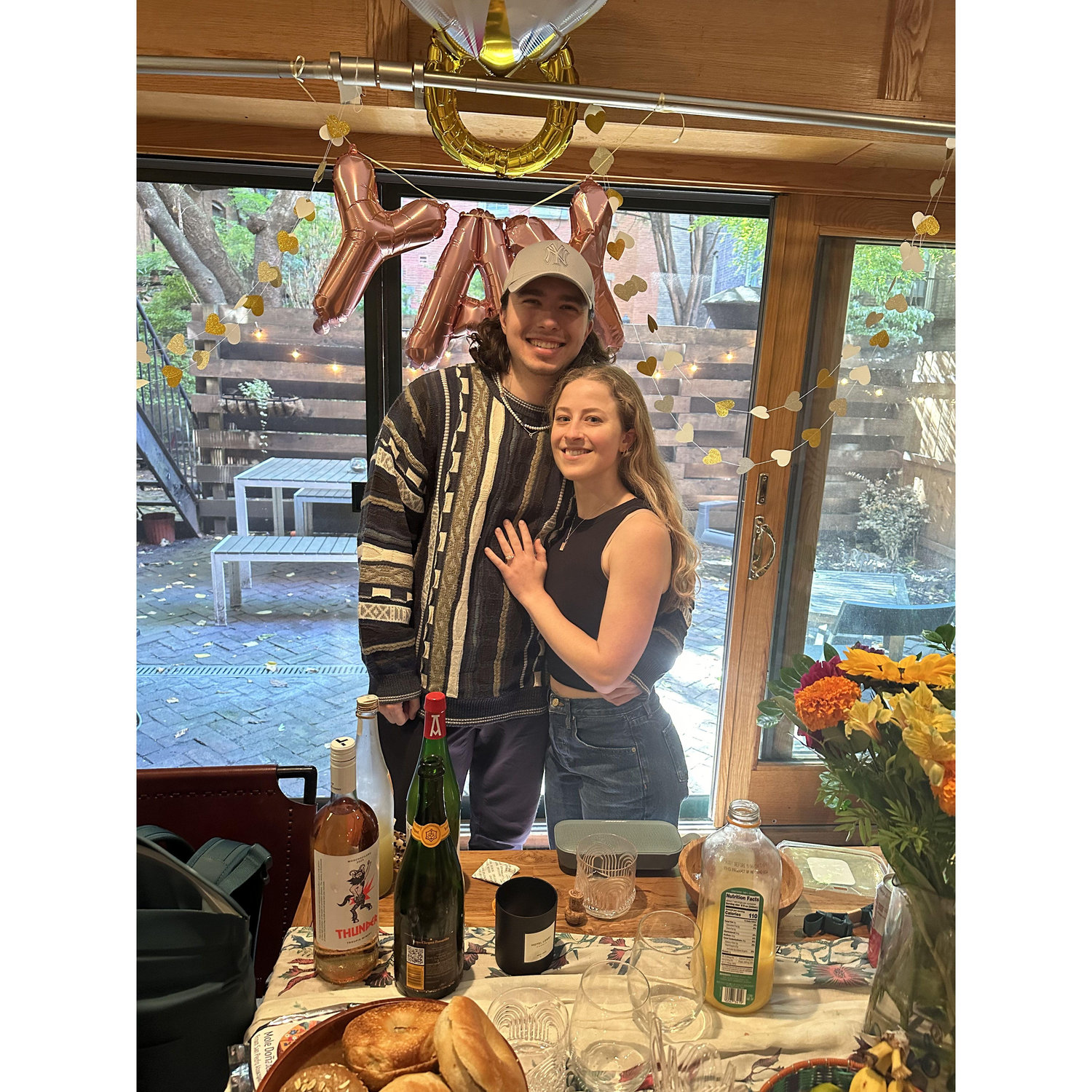 Engagement celebration at Caitie and Greg's in Brooklyn :)