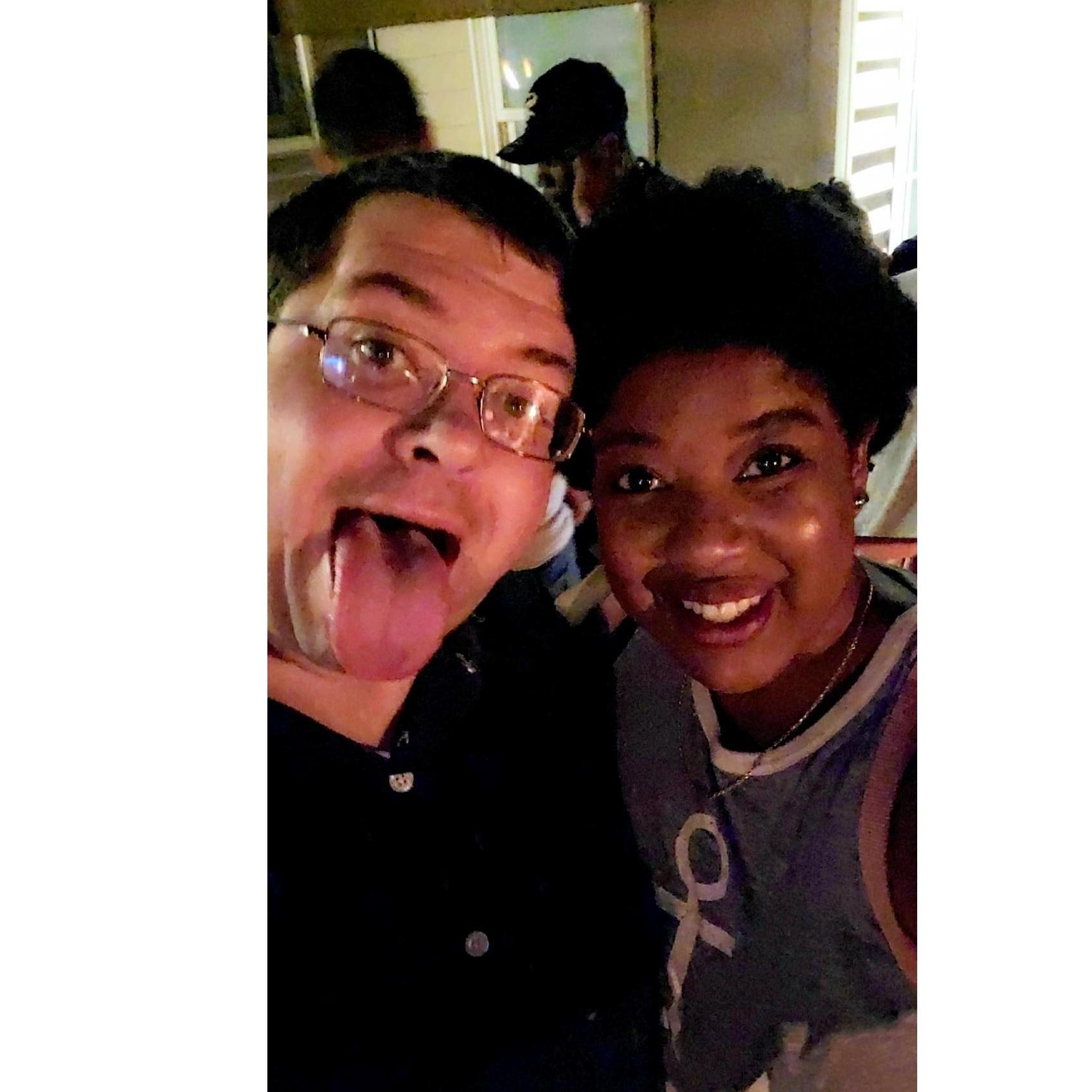 One of Mackenzie's favorite photos of the two. Pod's 30th Birthday party! Clifton, NJ 9/1/19