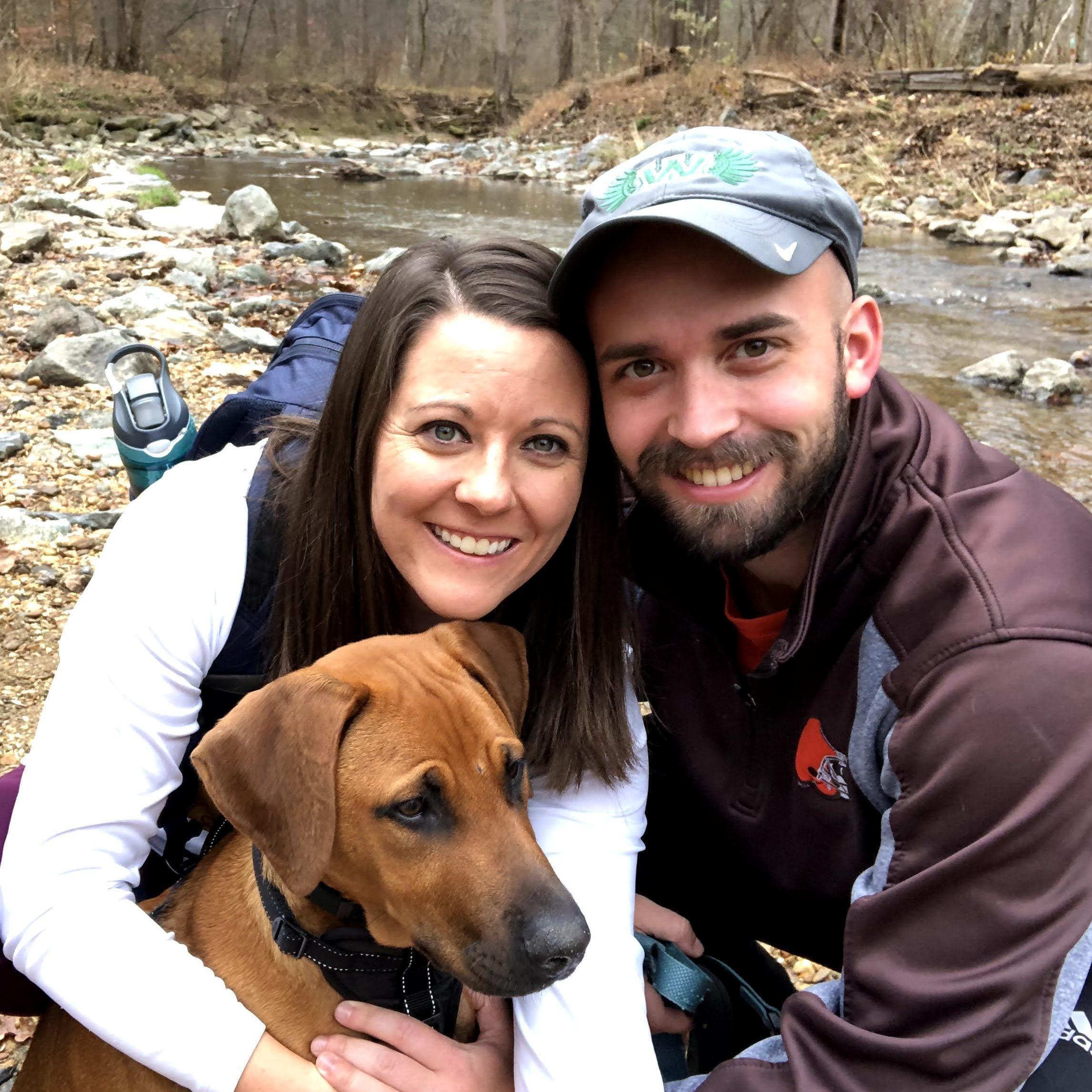 Hiking on Kim's birthday last year!