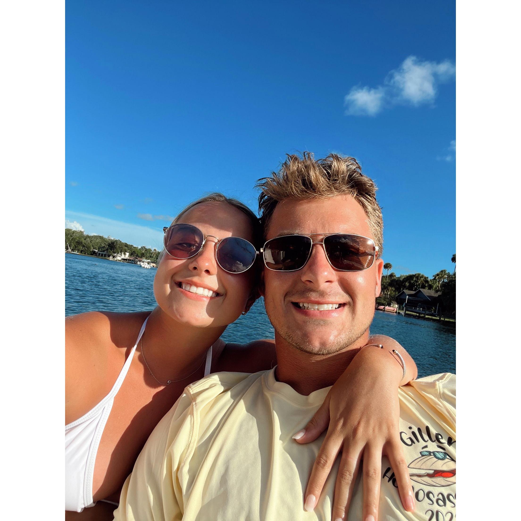 A picture from our first family trip together!
