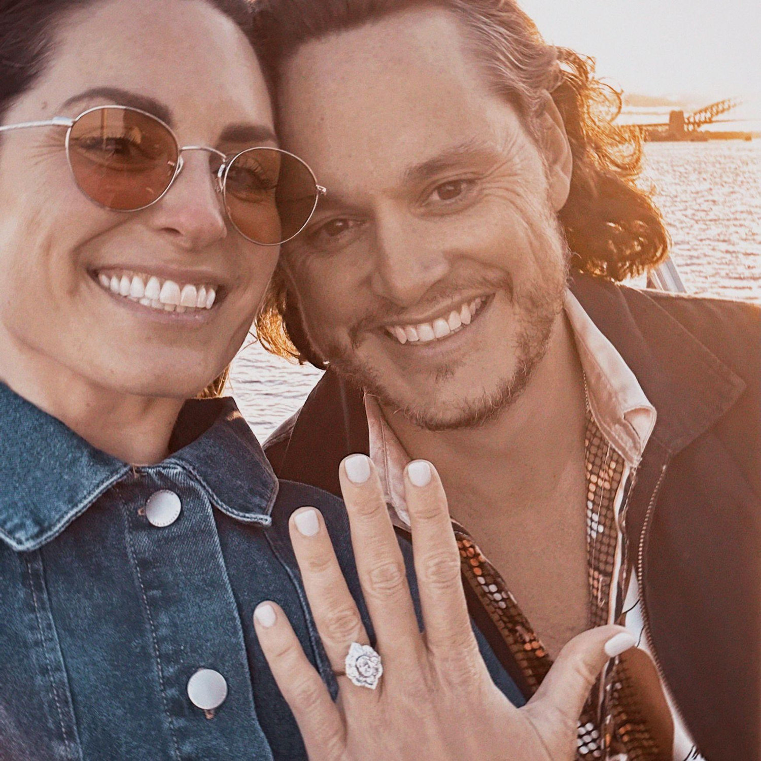 Chris proposed with his grandmother's ring, later surprised Nikki with the ring he designed with a ring designer, this is Nikki's first time seeing it!