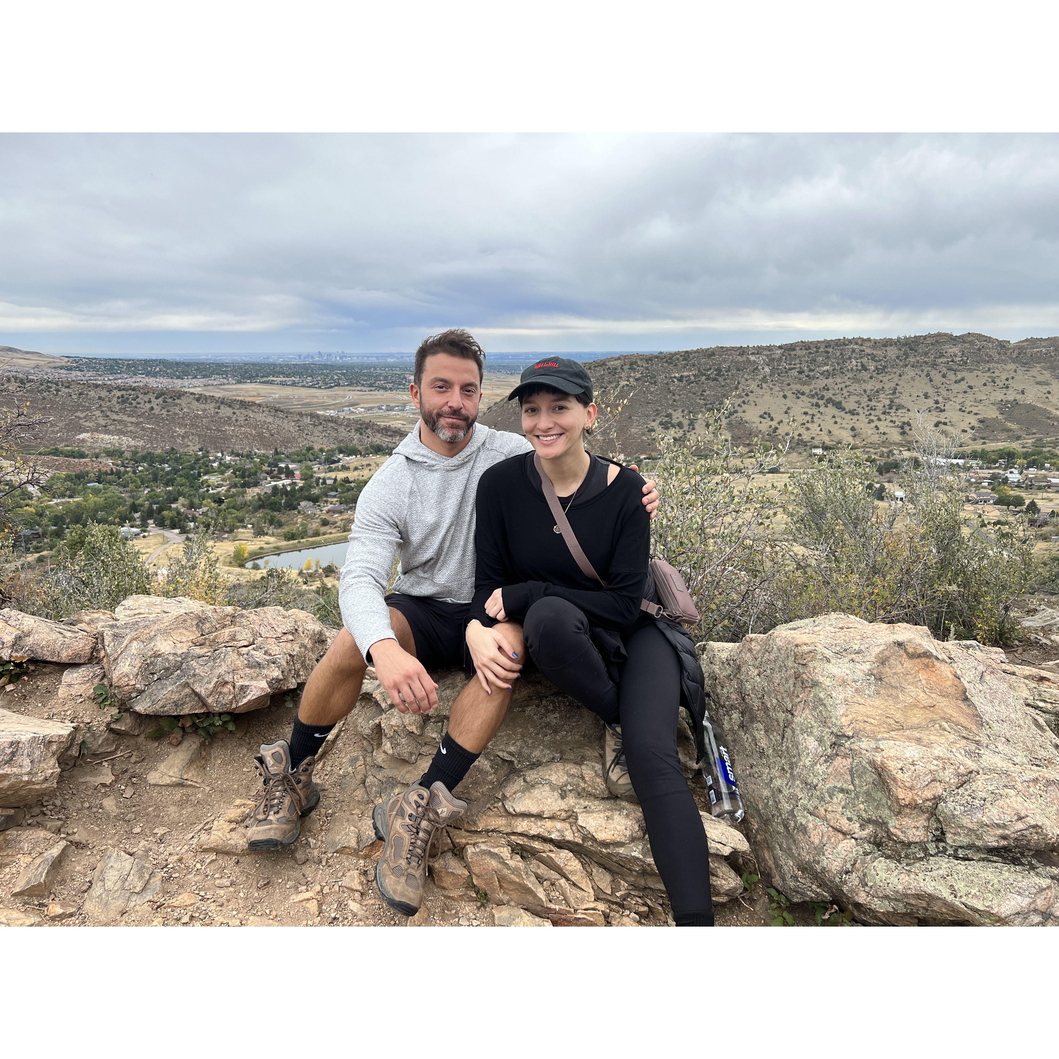 Our first trip to Denver together to visit Ben, Aliza, and the kids.