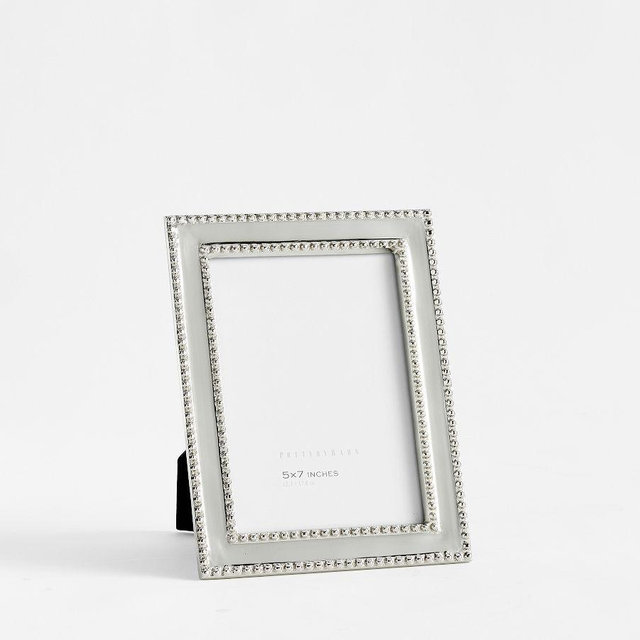 Silver Dotted Frame 5X7