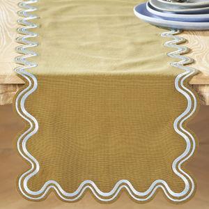 Madeline Embroidered Table Runner