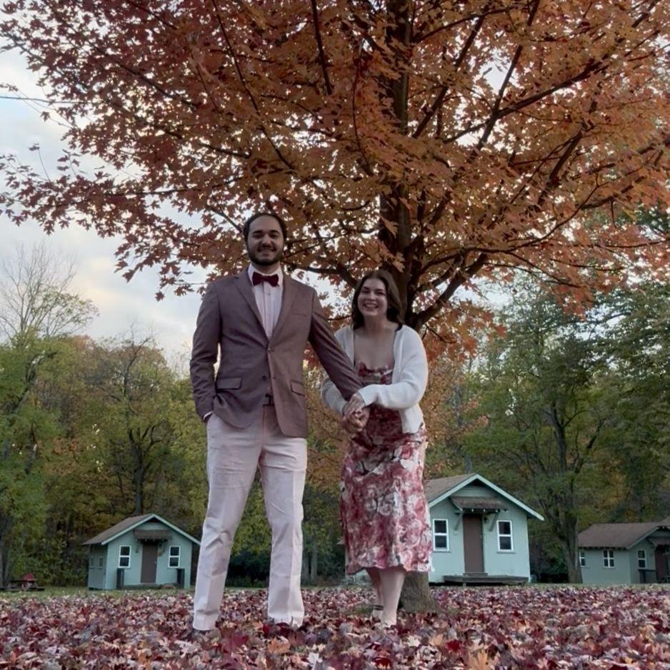 We attended our first wedding together and daydreamed about our own.