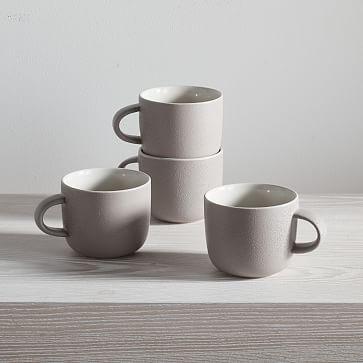 Kaloh Stoneware Mugs (set of 8) Color: Charleston Gray
